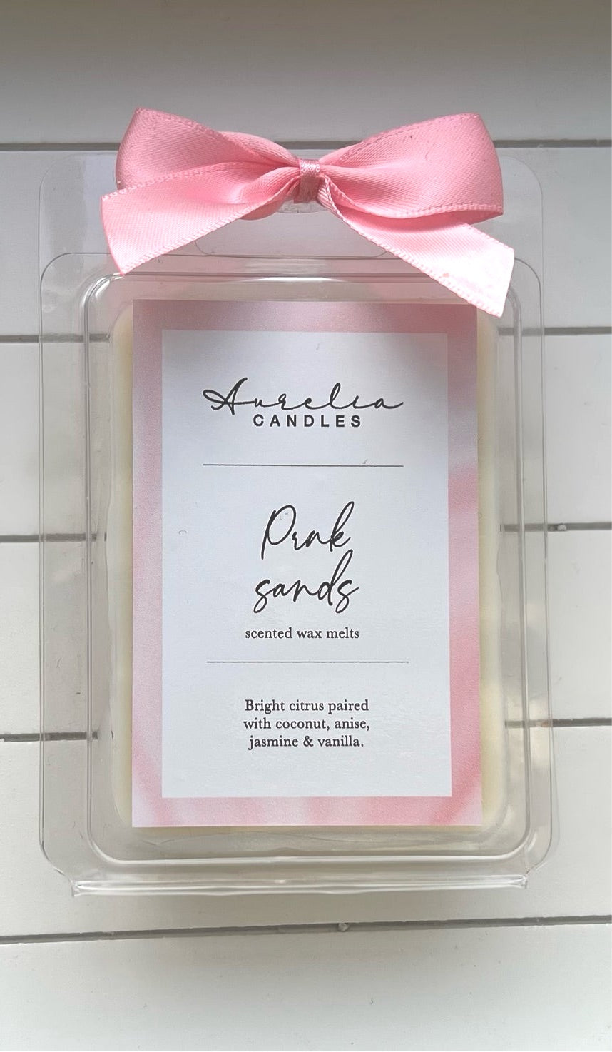 Pink Sands wax melts – Aurelia candles